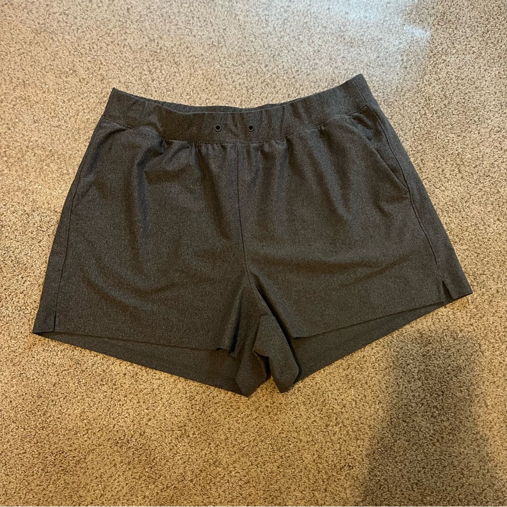 Old Navy Gray Athletic Shorts Lightweight Elastic Waist